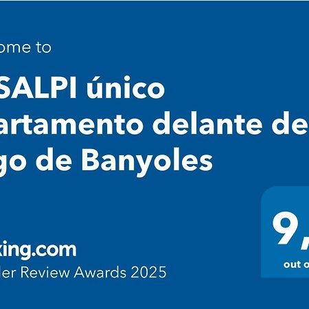 JASALPI único apartamento delante del Lago de Banyoles Exterior foto